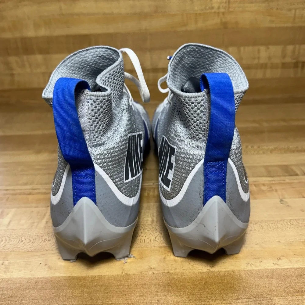 Nike Vapor Untouchable Pro 360 Football Cleats Grey Royal Blue FQ0235-003 Sz 15